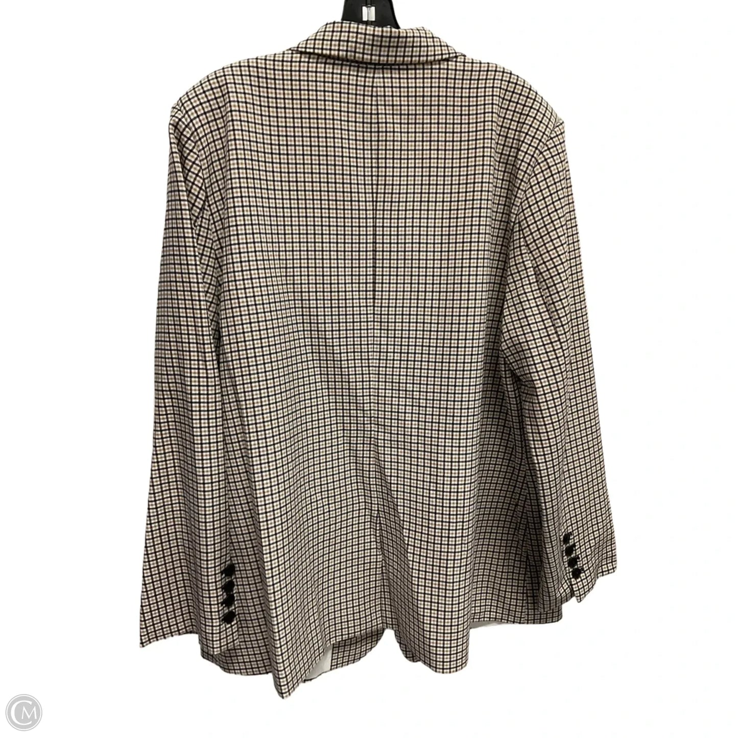 Blazer By Vince Camuto In Plaid Pattern, Size: Xxl