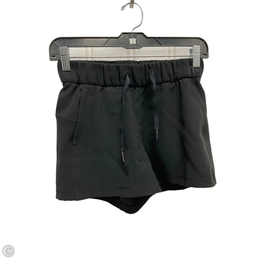 Athletic Shorts By Lululemon In Black, Size: Xs