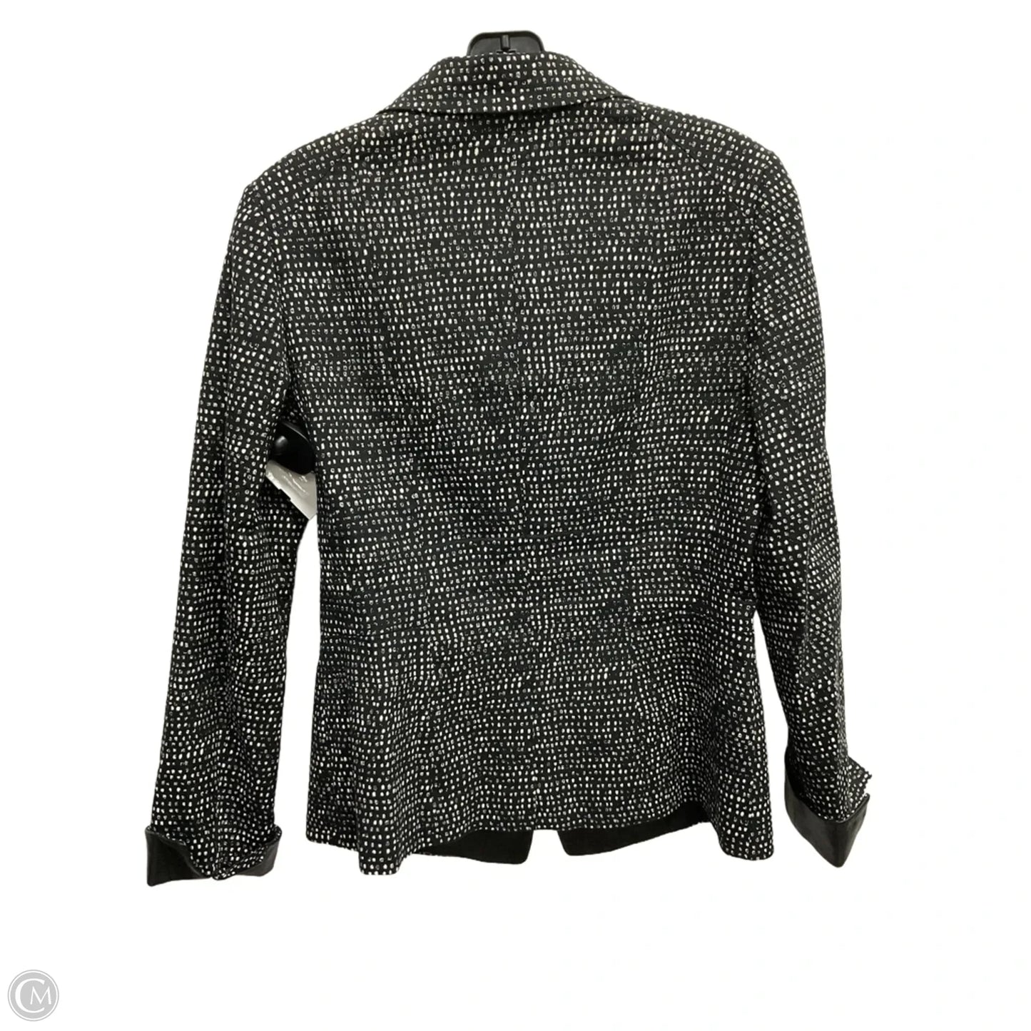 Blazer Designer By Lafayette 148 In Geometric Pattern, Size: S