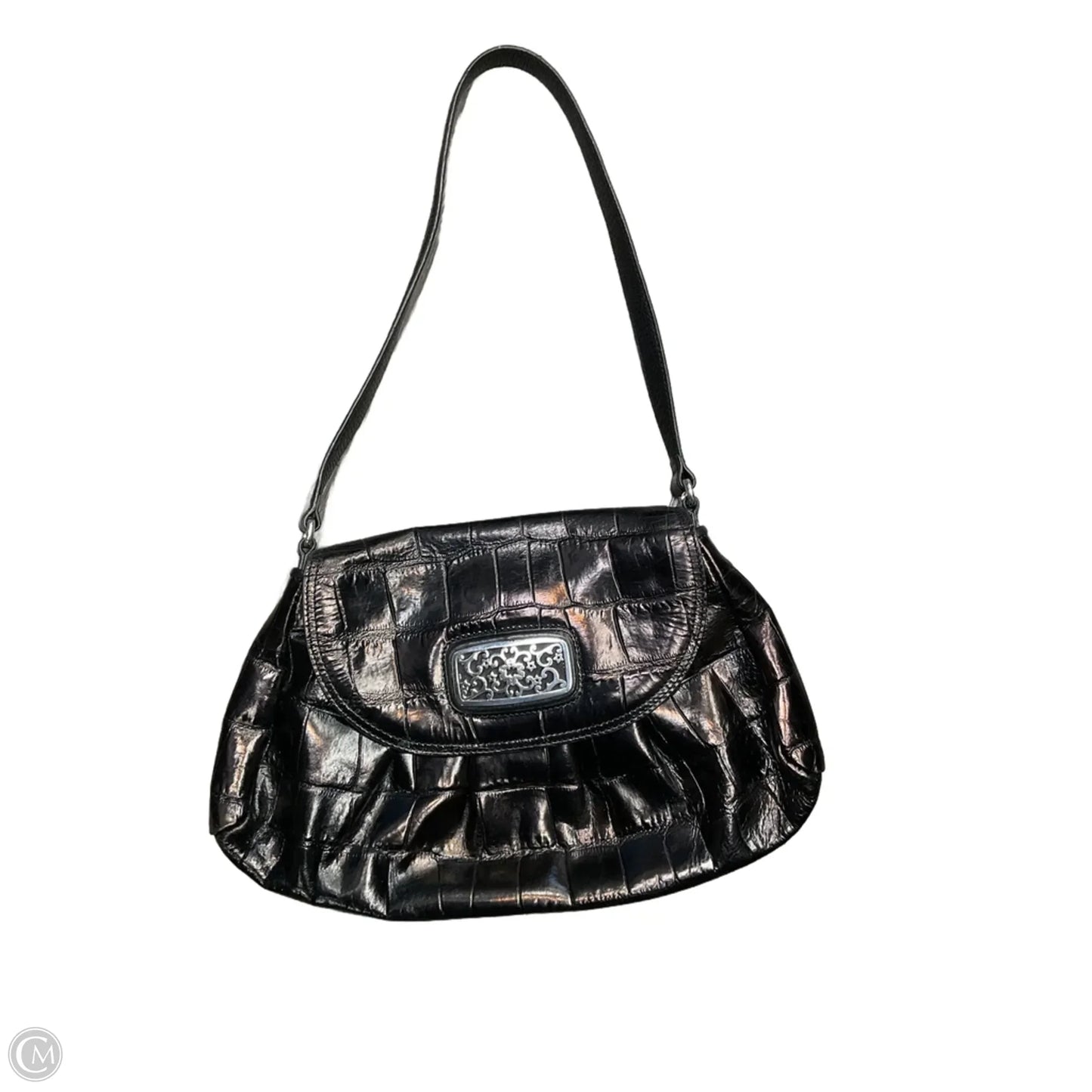 Handbag Leather By Brighton, Size: Medium