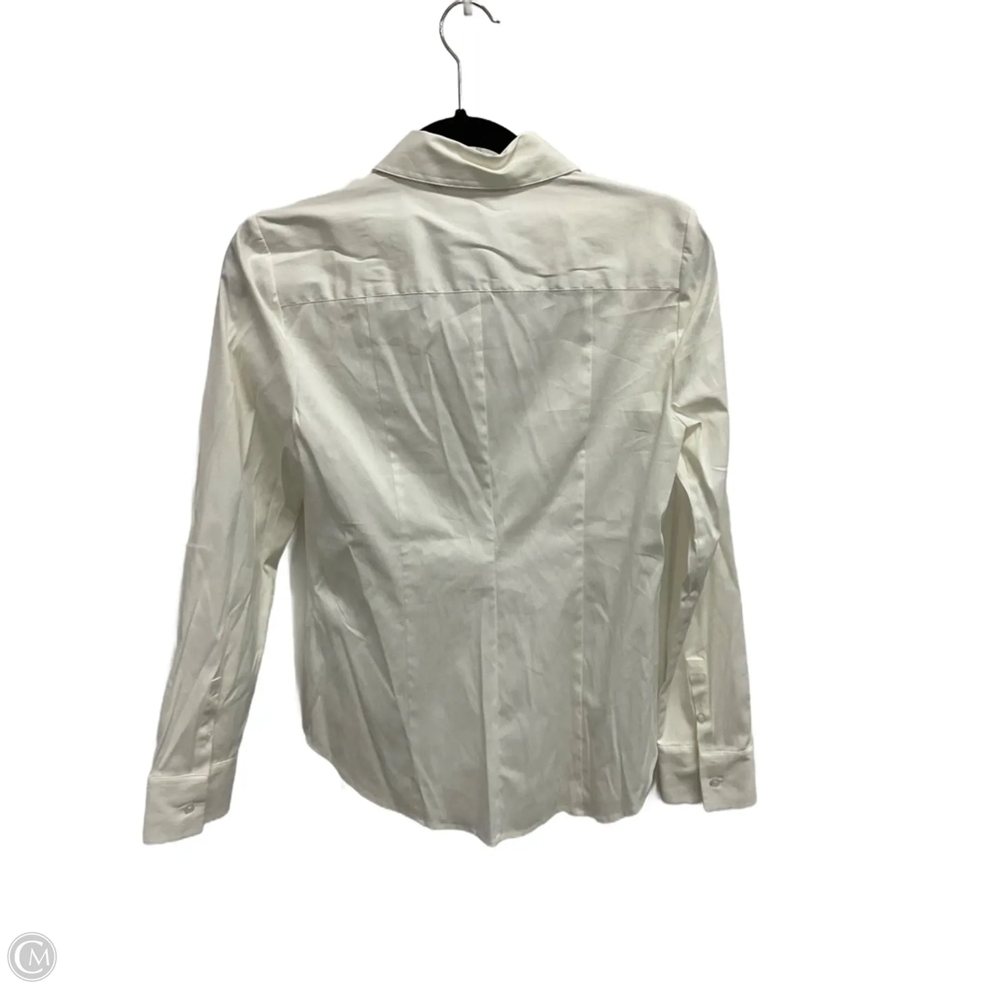 Blouse Long Sleeve By White House Black Market In White, Size: S