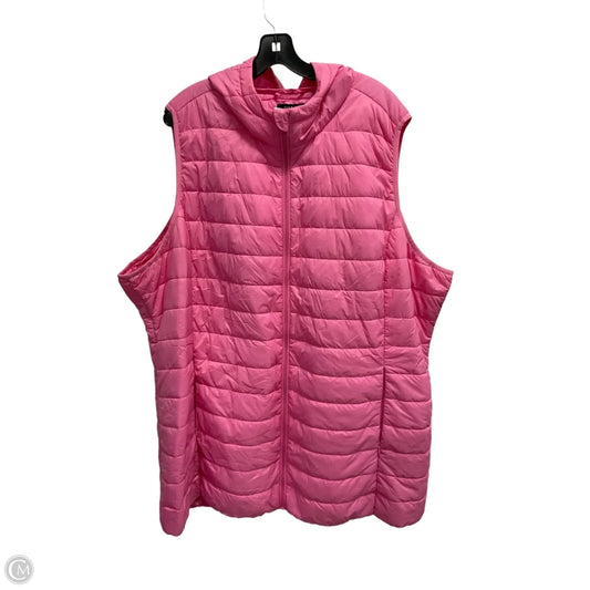 Vest Puffer & Quilted By Torrid In Pink, Size: 4x