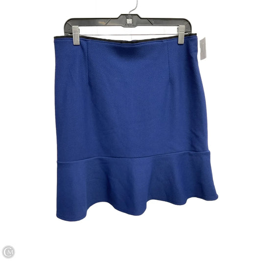 Skirt Midi By Bisou Bisou In Blue, Size: 12