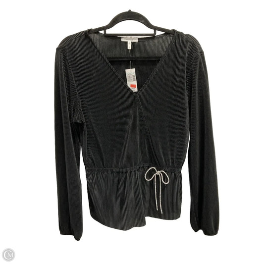 Top Long Sleeve By Maurices In Black, Size: L