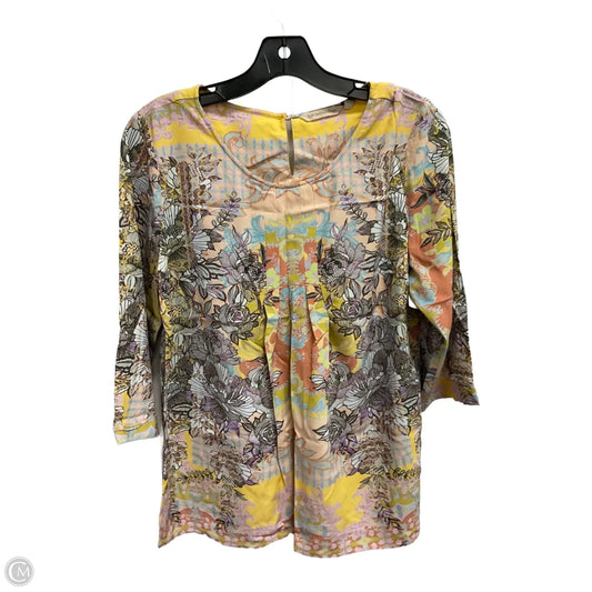 Blouse 3/4 Sleeve By Soft Surroundings In Multi-colored, Size: L