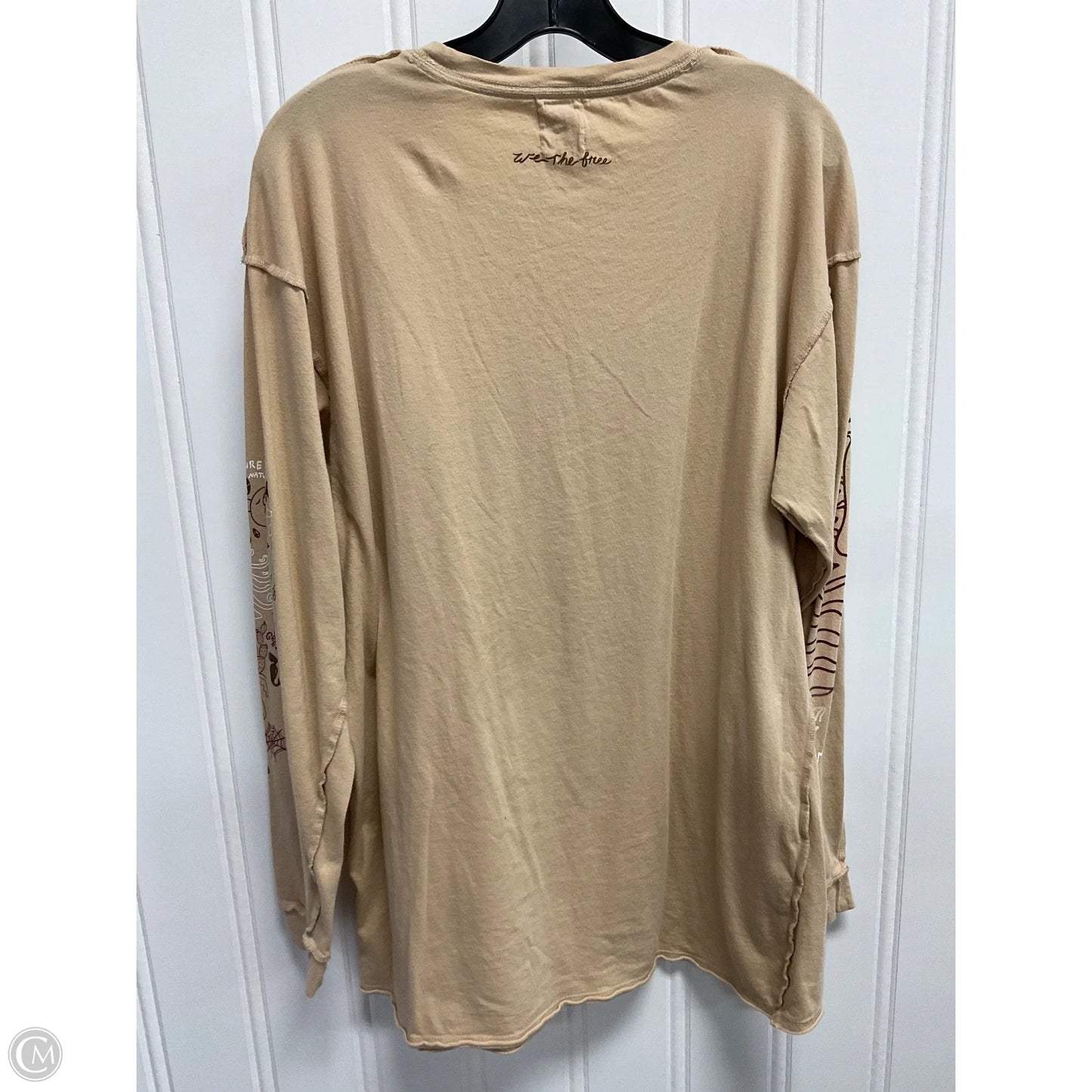 Top Long Sleeve Basic By We The Free In Tan, Size: S