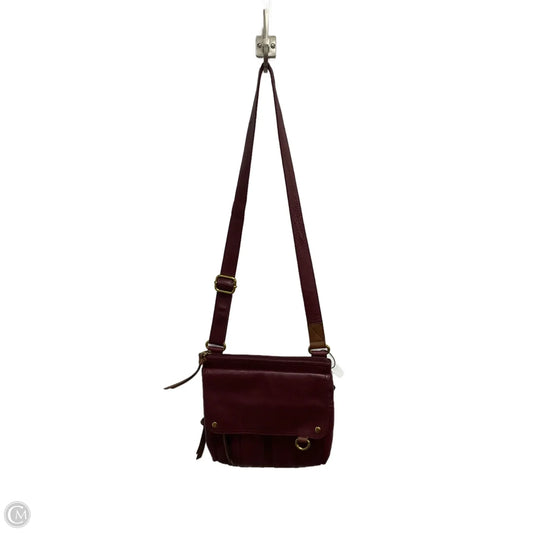Crossbody Leather By Fossil, Size: Medium