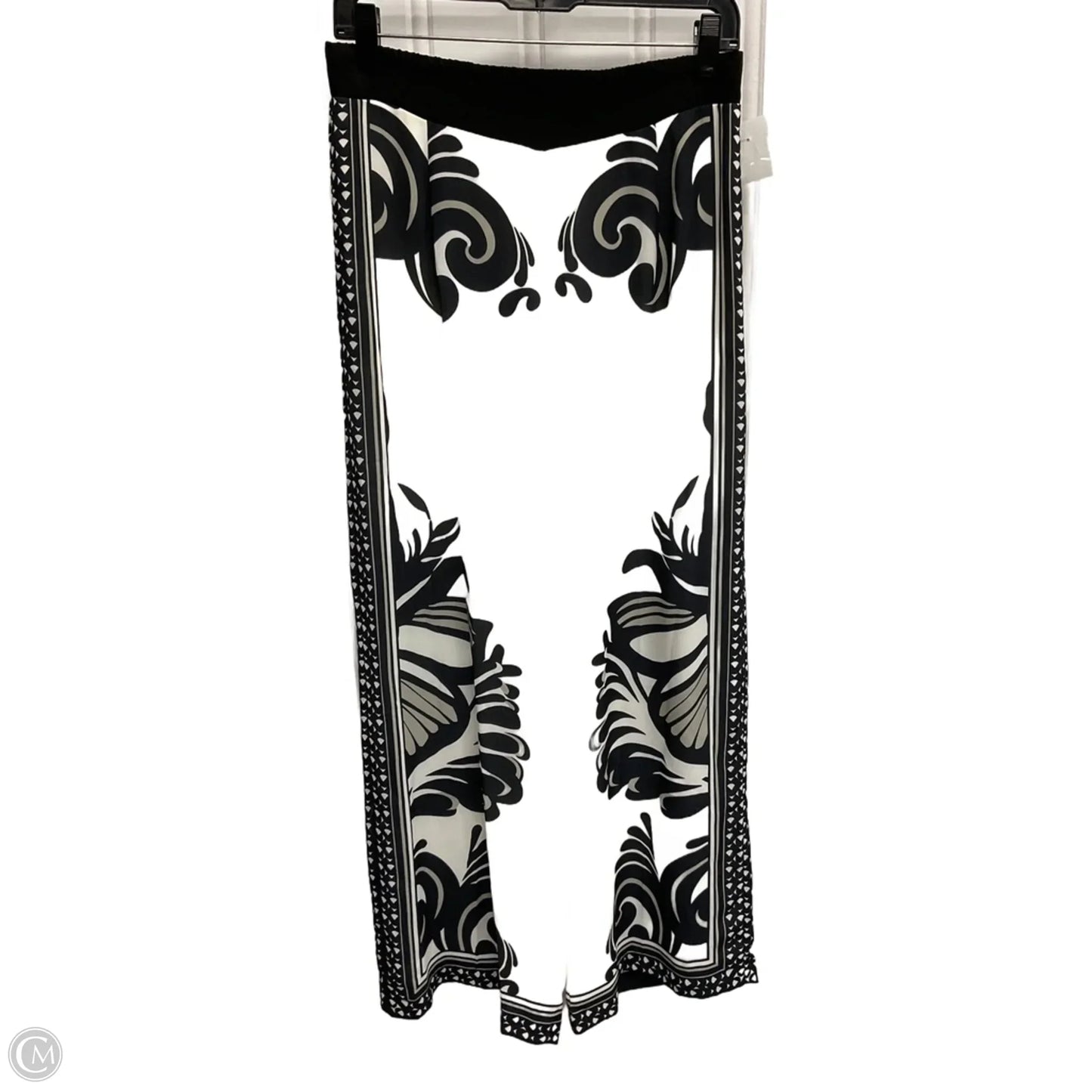 Pants Wide Leg By Tahari In Black & White, Size: 10