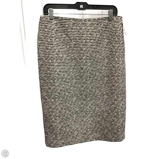 Skirt Designer By Lafayette 148 In Striped Pattern, Size: 10