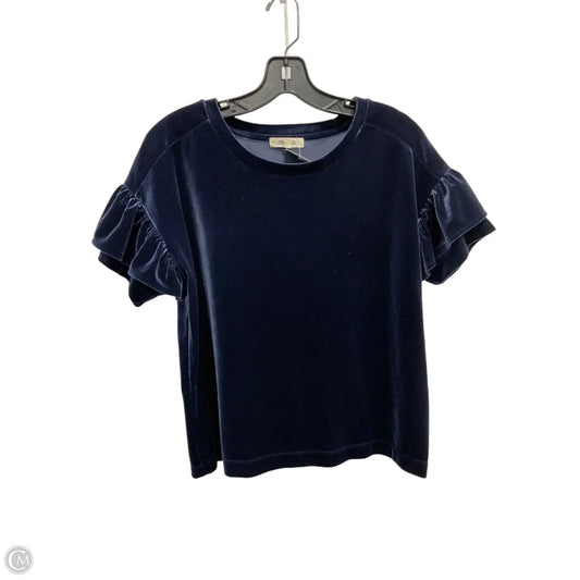Top Short Sleeve By Madewell In Blue