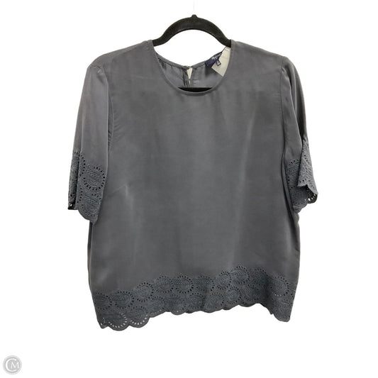 Top Short Sleeve By Madewell In Grey, Size: M