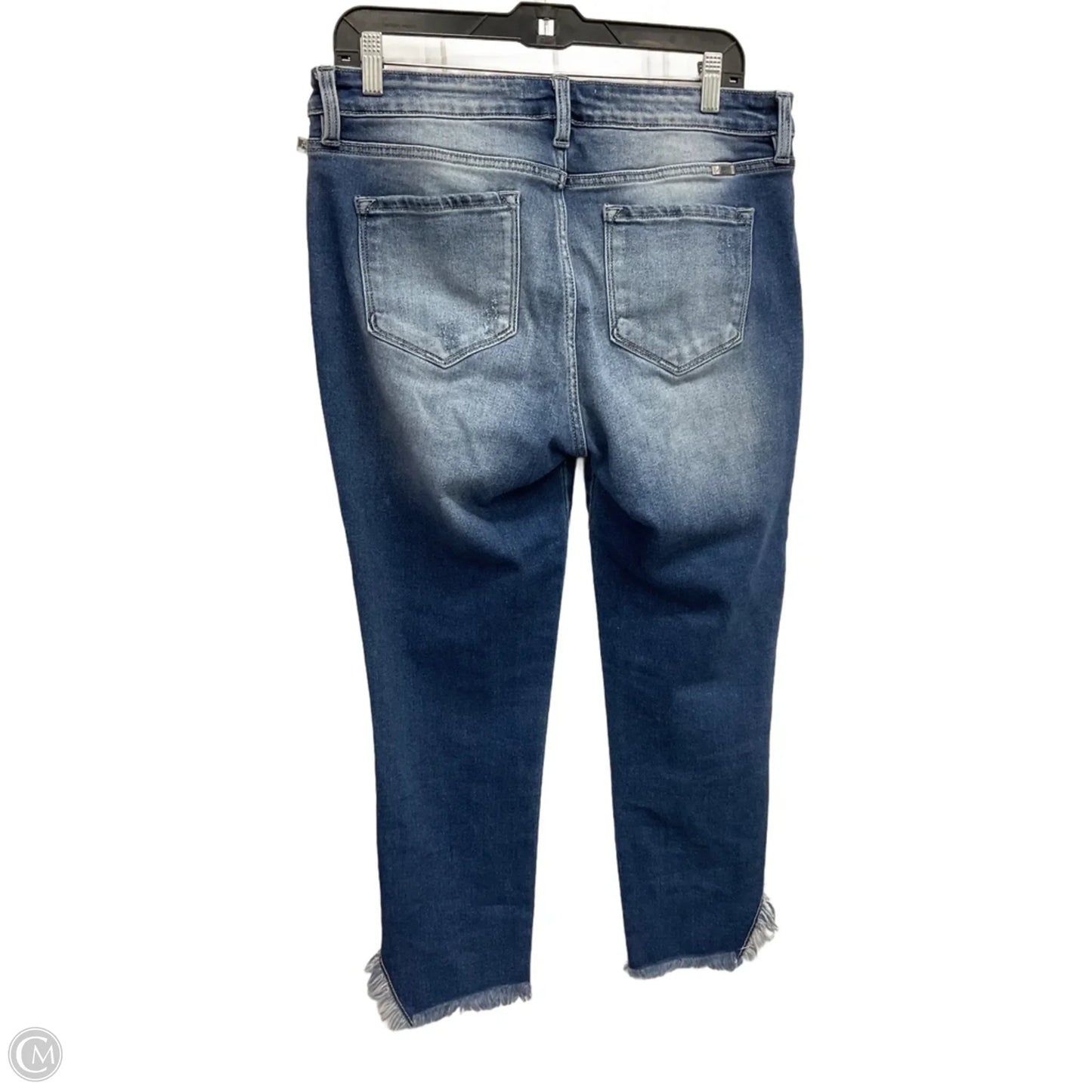 Jeans Skinny By Kancan In Blue Denim, Size: 14