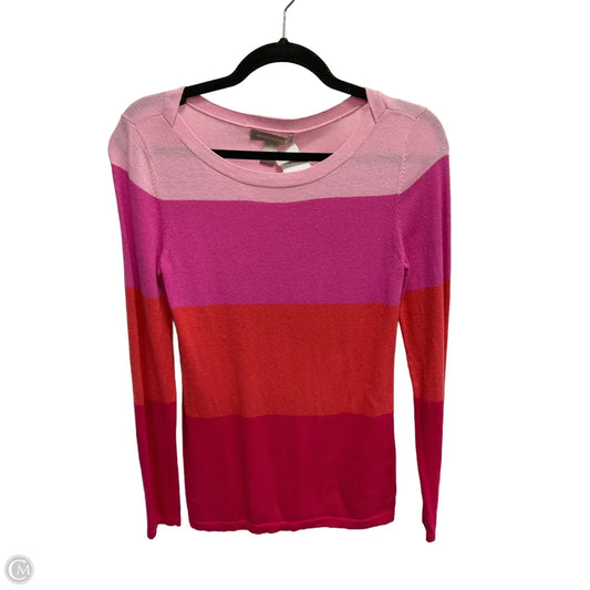 Top Long Sleeve By Banana Republic In Pink, Size: S