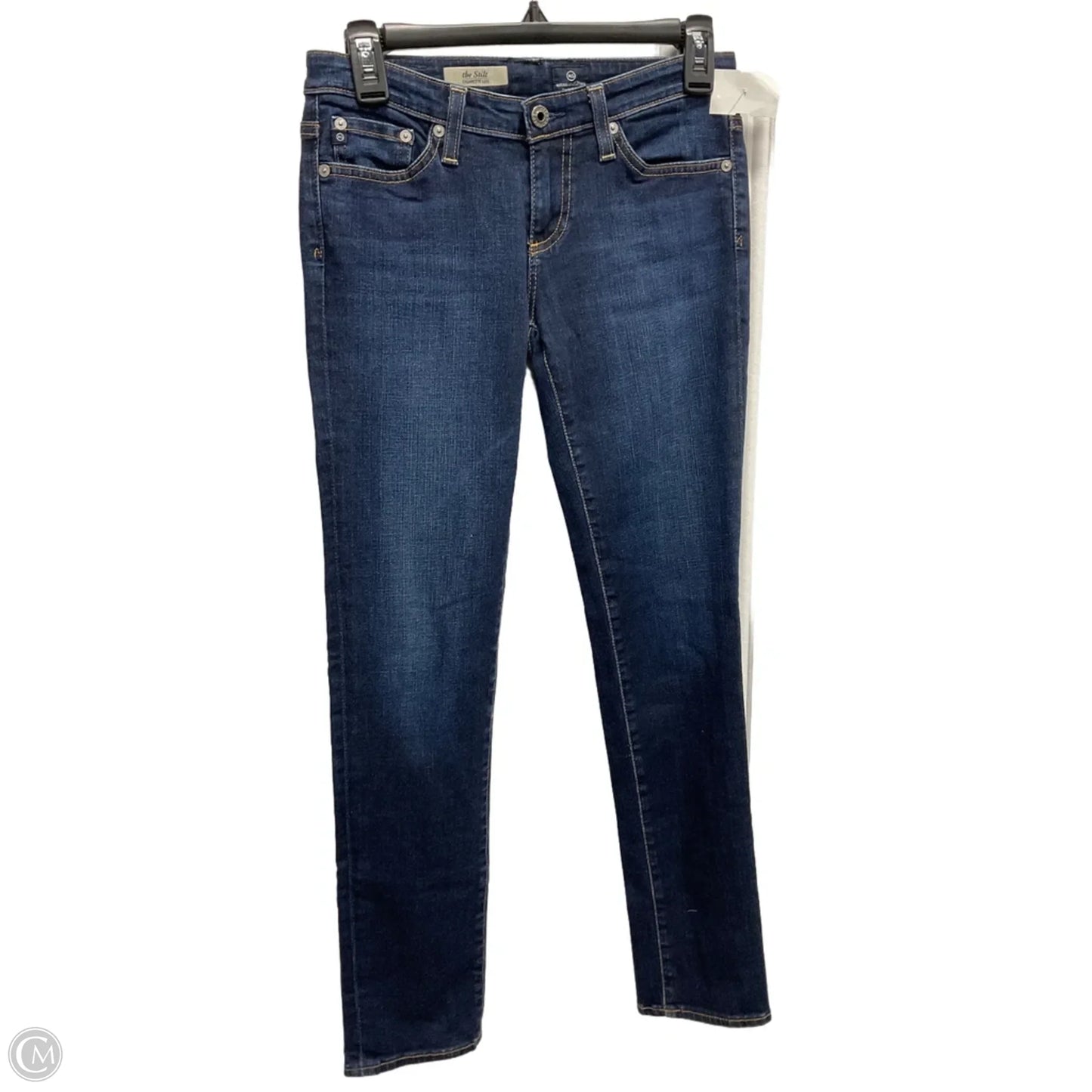 Jeans Skinny By Adriano Goldschmied In Blue Denim, Size: 2