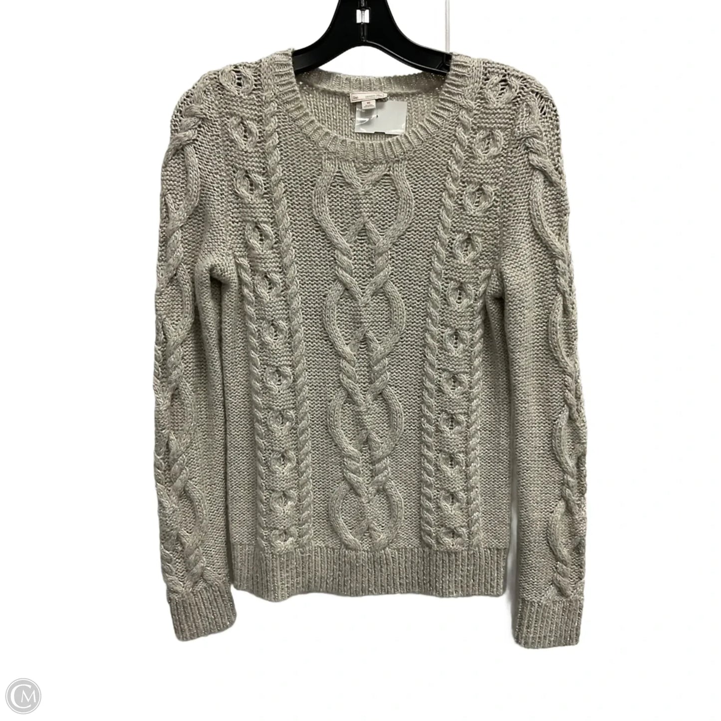 Sweater By Gap In Silver, Size: Xs