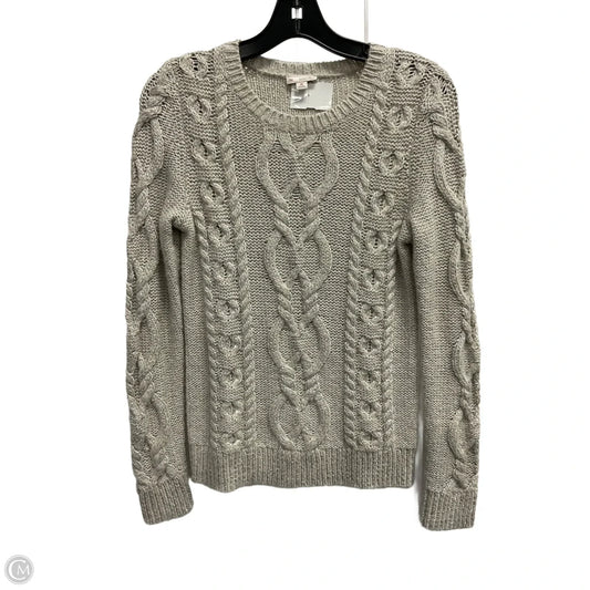 Sweater By Gap In Silver, Size: Xs