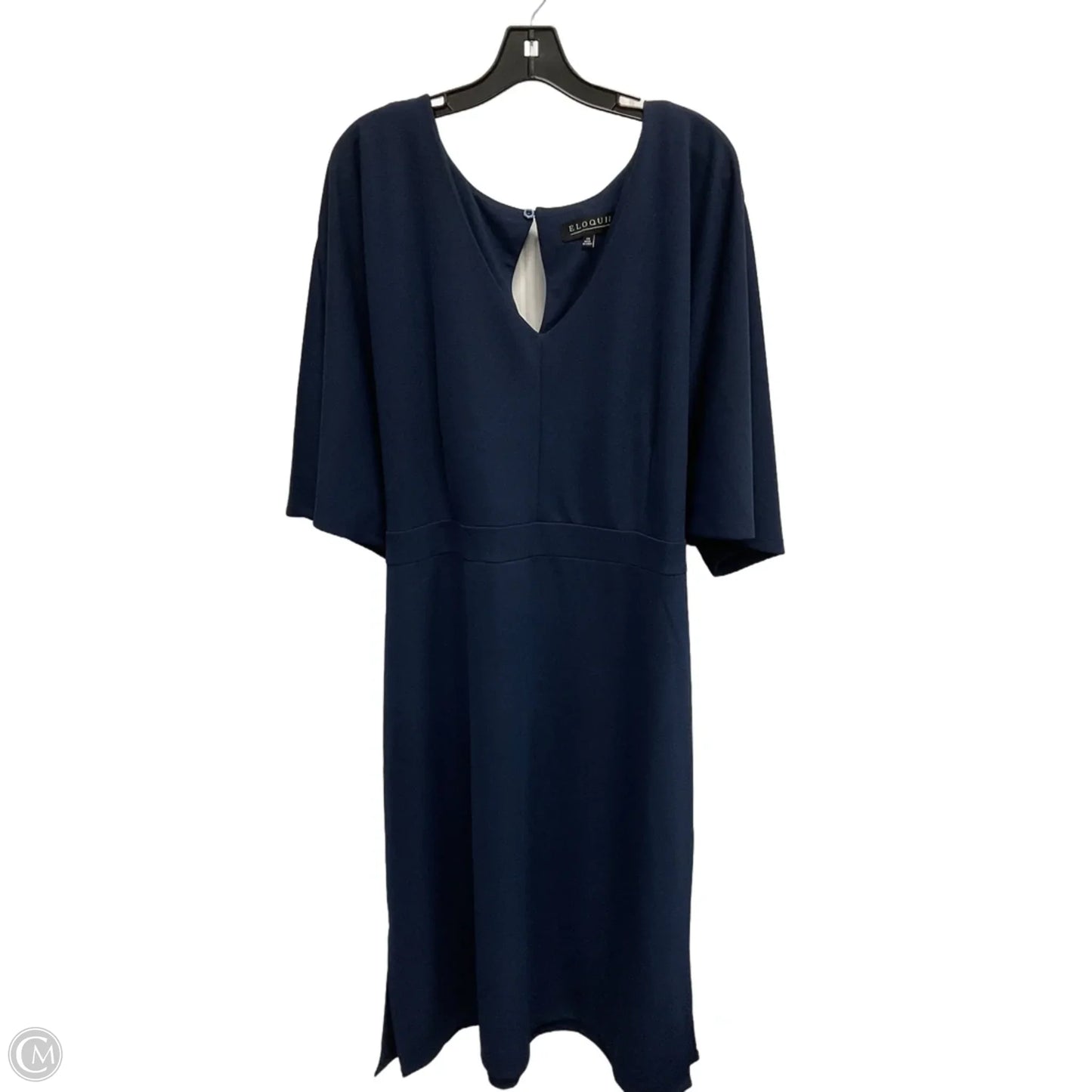 Dress Work By Eloquii In Navy, Size: 3x