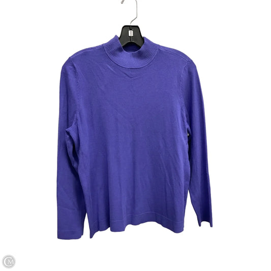 Sweater By Chicos In Blue, Size: M
