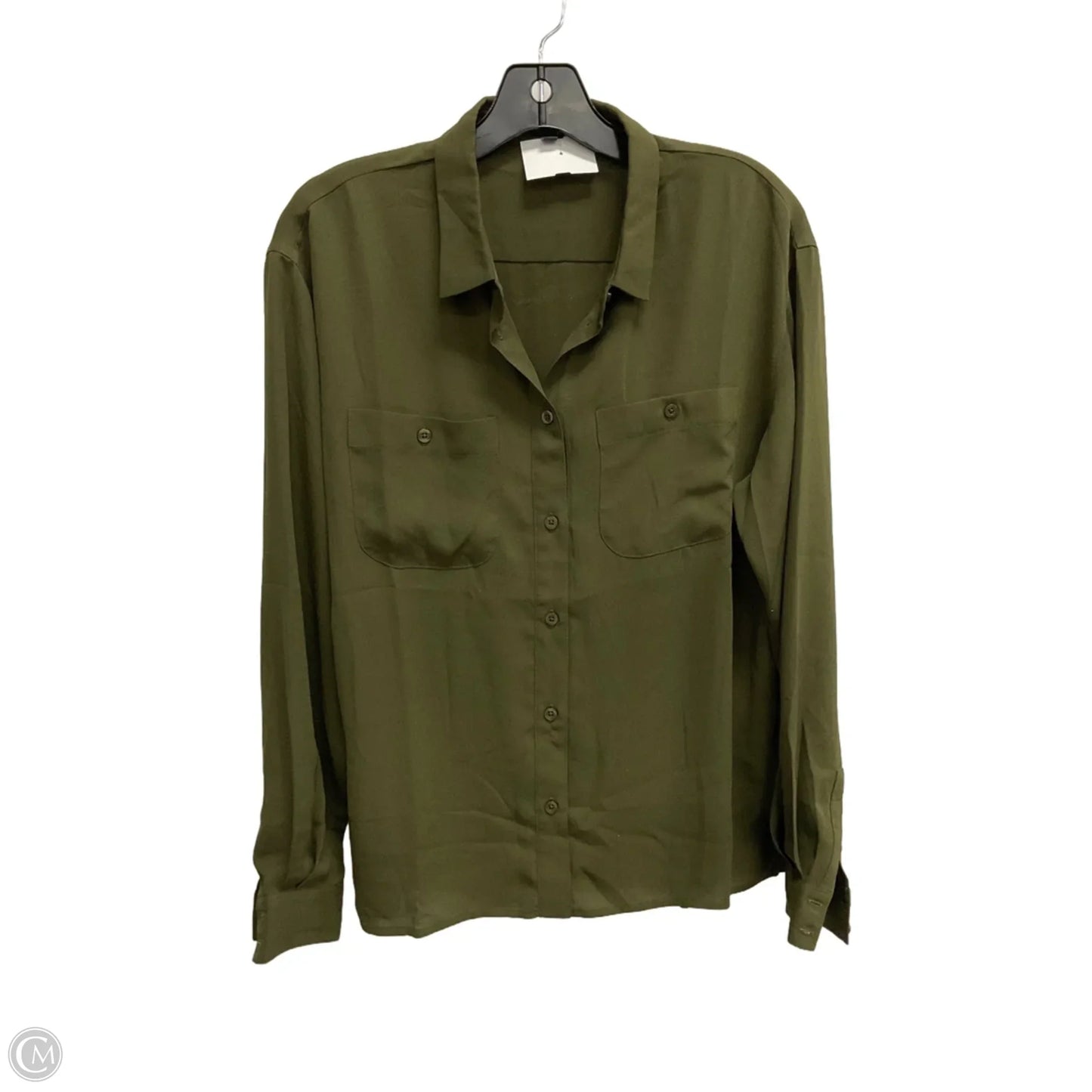 Blouse Long Sleeve By Joes Jeans In Green, Size: S
