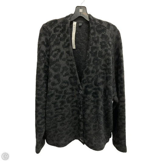 Sweater Cardigan By Lululemon In Black, Size: L