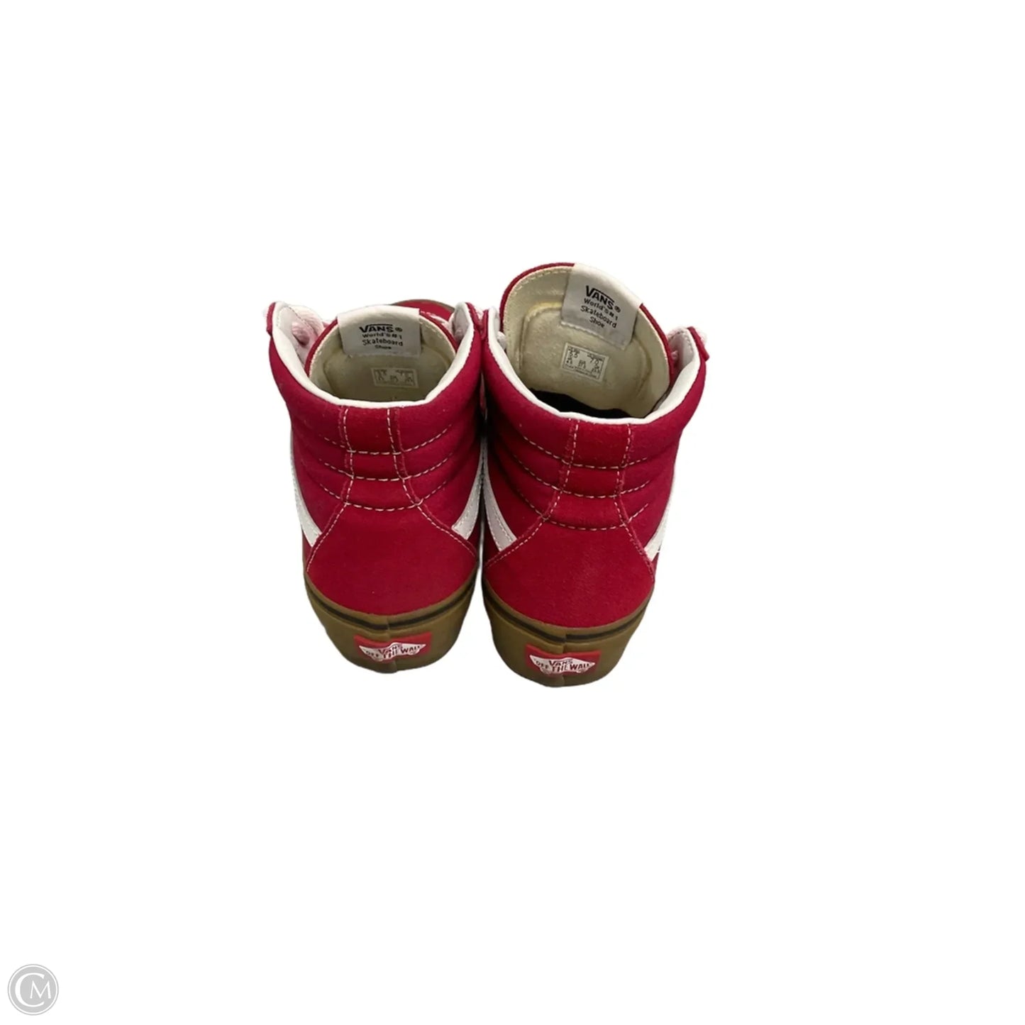 Shoes Sneakers By Vans In Red, Size: 7