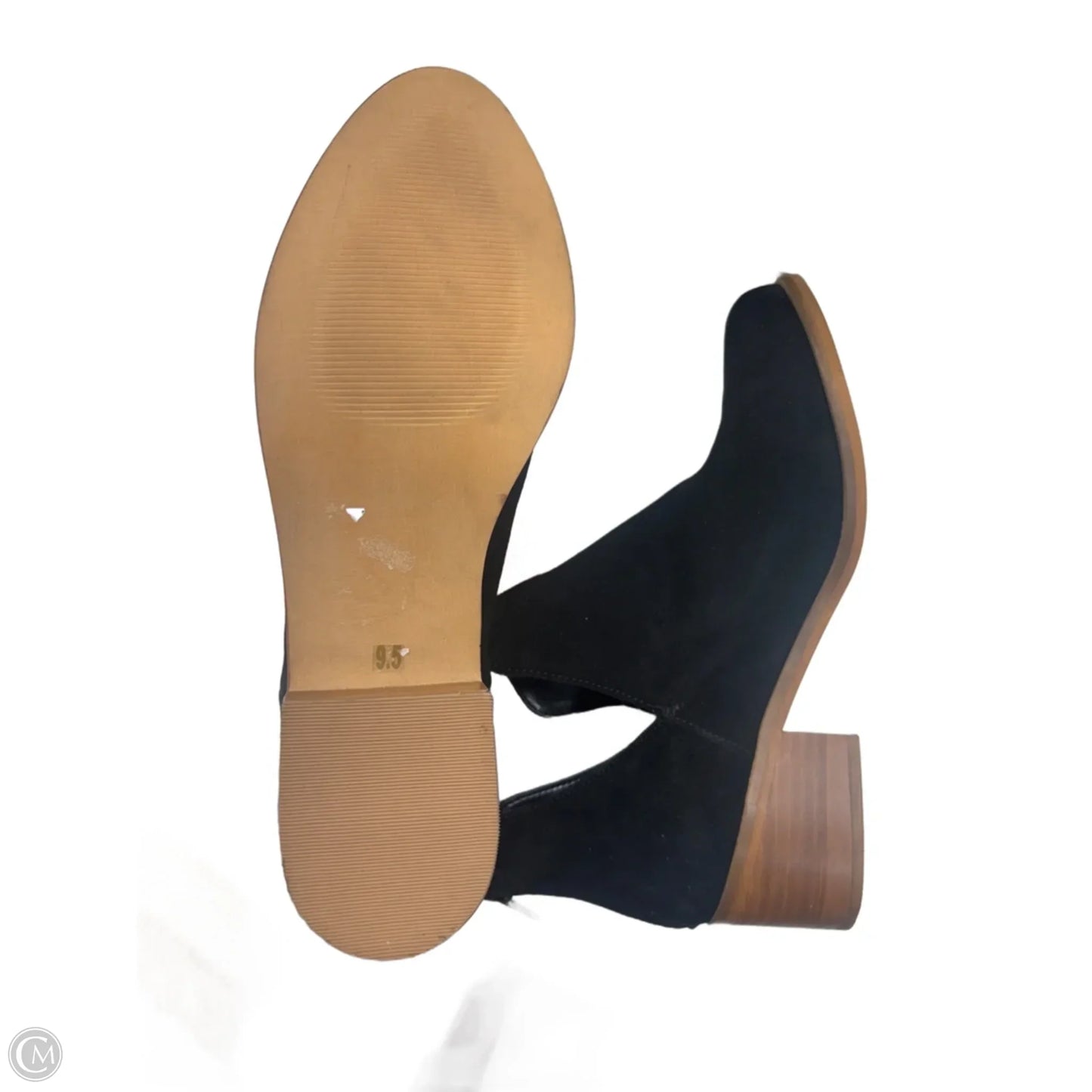 Boots Ankle Heels By Steve Madden In Black, Size: 9.5