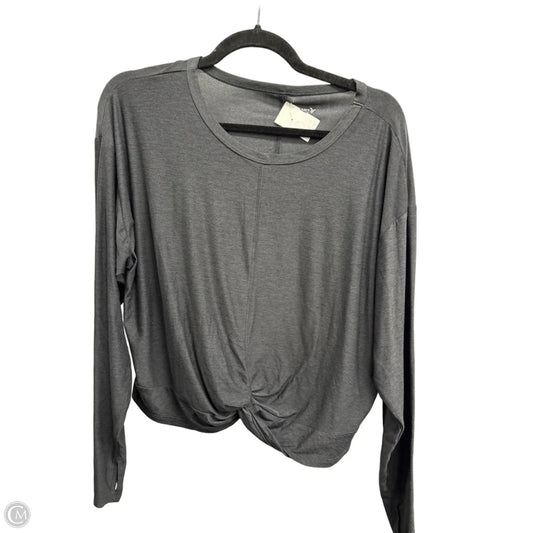 Top Long Sleeve By Old Navy In Grey, Size: L