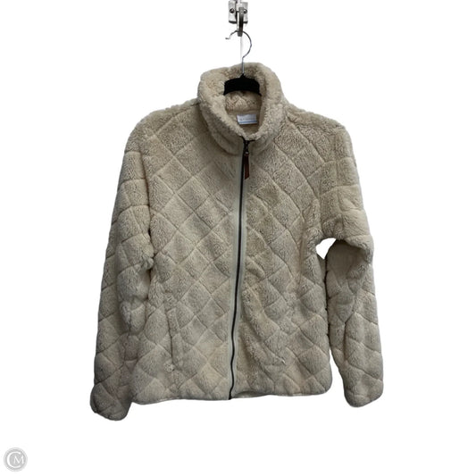 Jacket Fleece By Columbia In Cream, Size: S