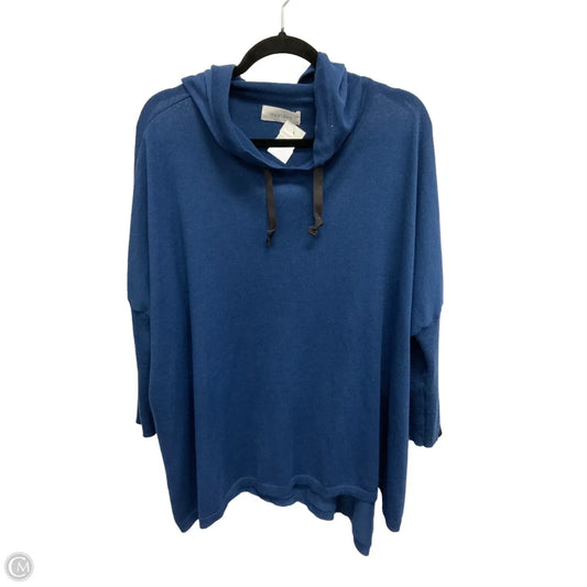 Poncho By Mer Sea In Blue, Size: Osfm