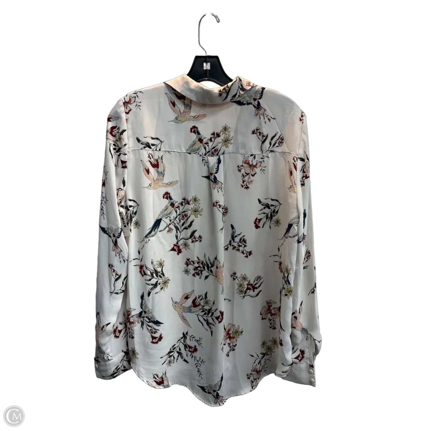 Blouse Long Sleeve By H&m In Floral Print, Size: S
