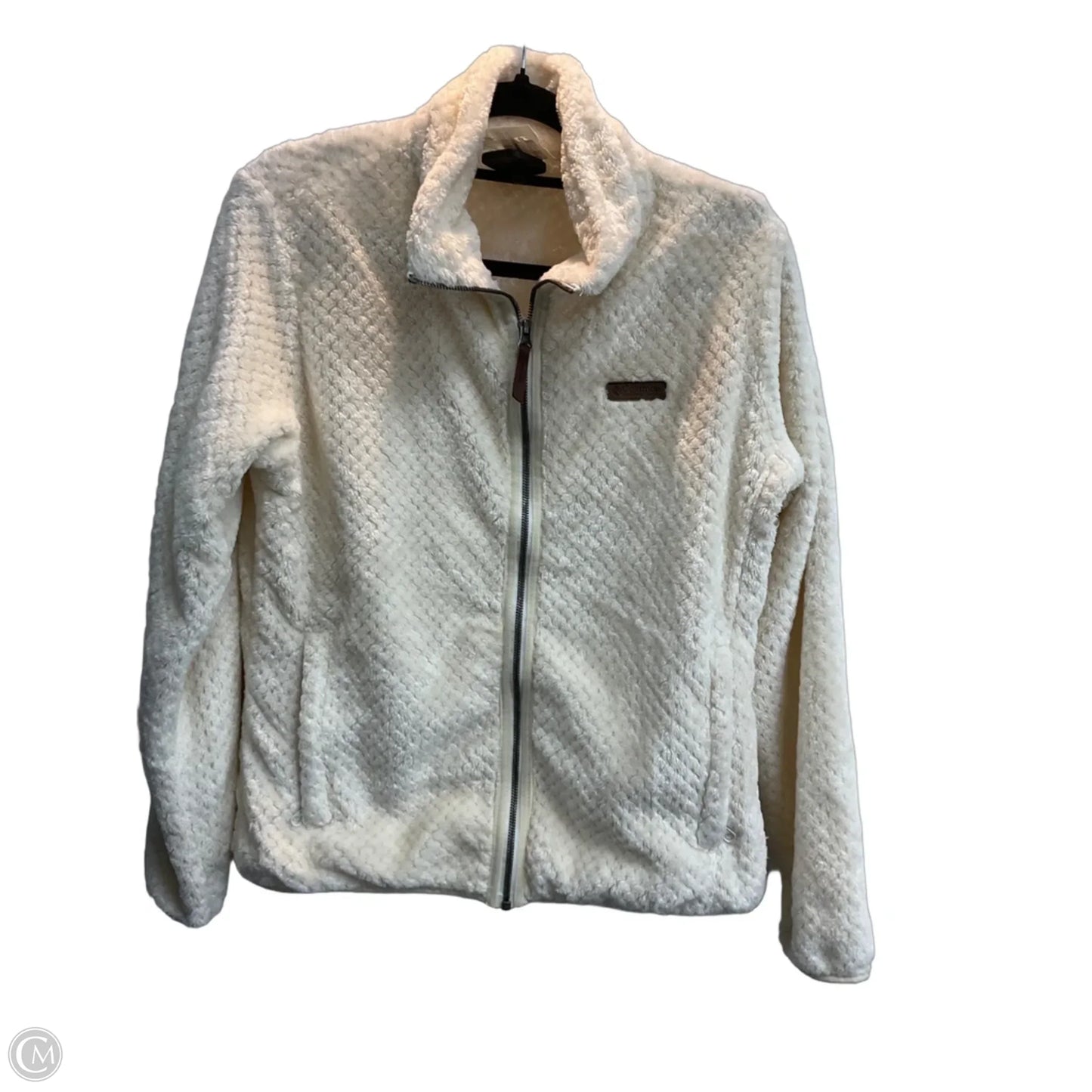 Jacket Fleece By Columbia In Cream, Size: L