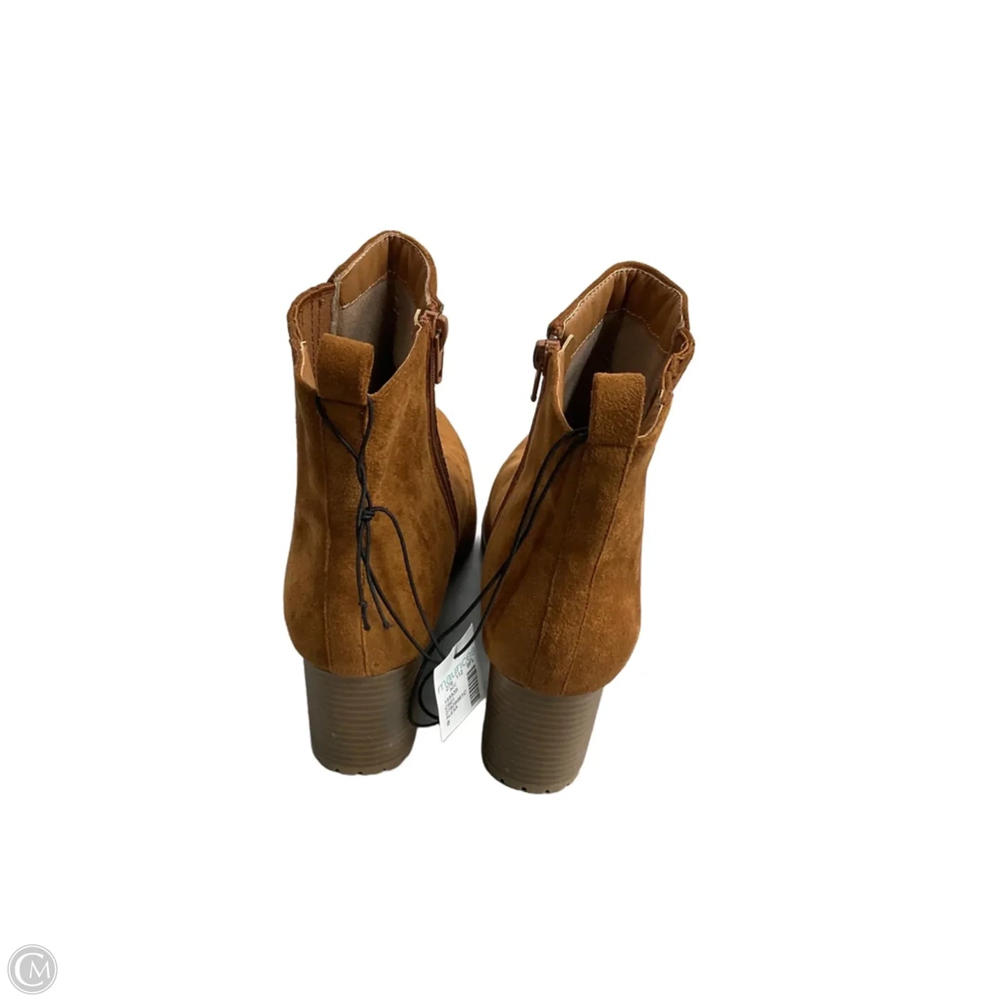 Boots Ankle Heels By Maurices In Brown, Size: 8
