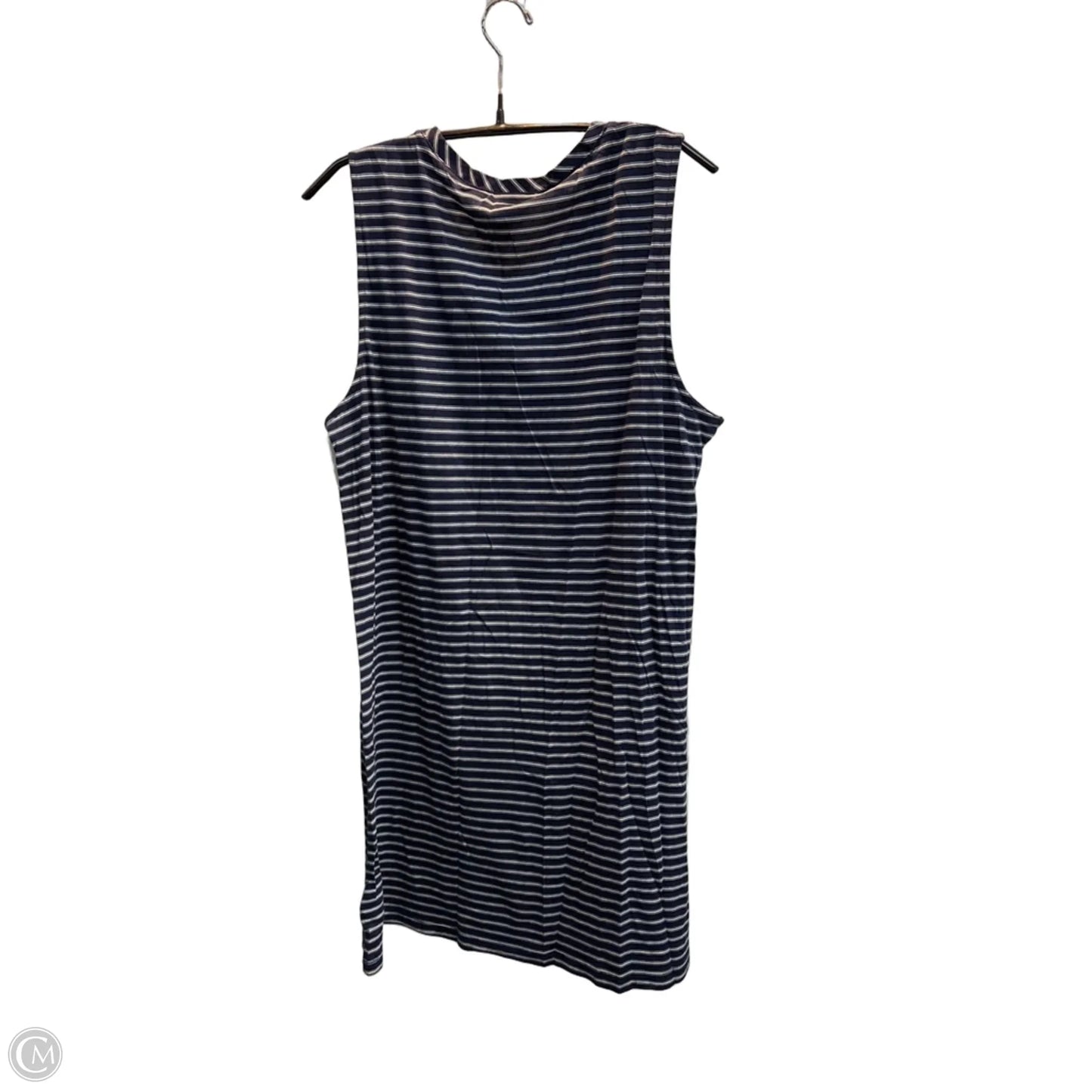 Dress Casual Midi By Nautica In Striped Pattern, Size: Xl