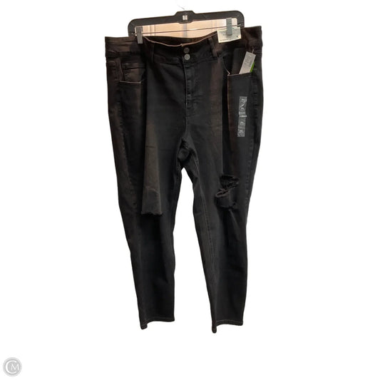 Jeans Jeggings By Maurices In Black Denim, Size: 20