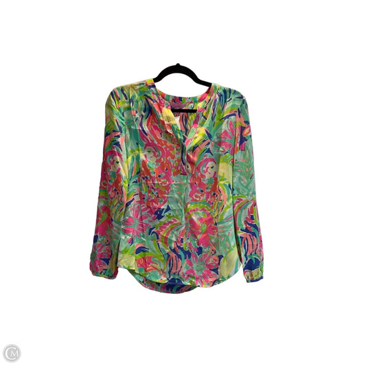 Blouse Designer By Lilly Pulitzer In Multi-colored, Size: Xs