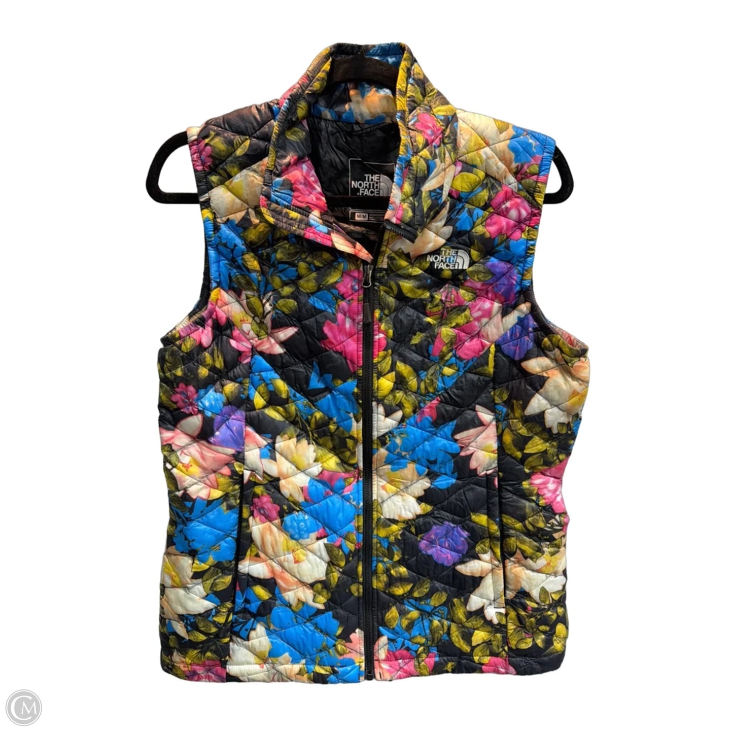 Vest Puffer & Quilted By The North Face In Floral Print, Size: M