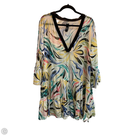 Swimwear Cover-up By Clothes Mentor In Multi-colored, Size: Xl