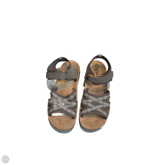 Sandals Flats By Life Stride In Grey, Size: 10