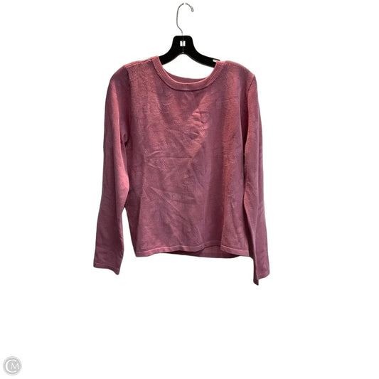 Top Long Sleeve By Maurices In Pink, Size: M
