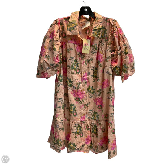 Dress Casual Short By Entro In Floral Print, Size: Xl