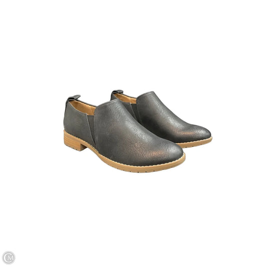 Boots Ankle Flats By Sofft In Black, Size: 6.5