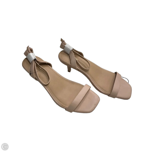 Sandals Heels Kitten By Torrid In Pink, Size: 13