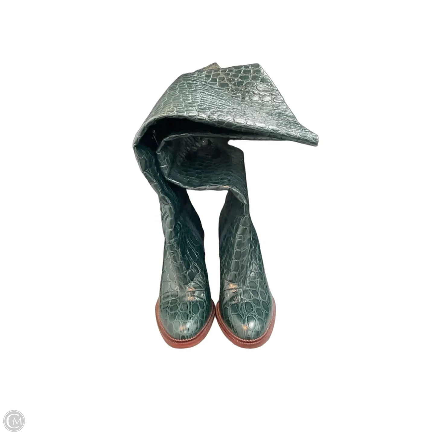 Boots Mid-calf Heels By Vince Camuto In Green, Size: 8