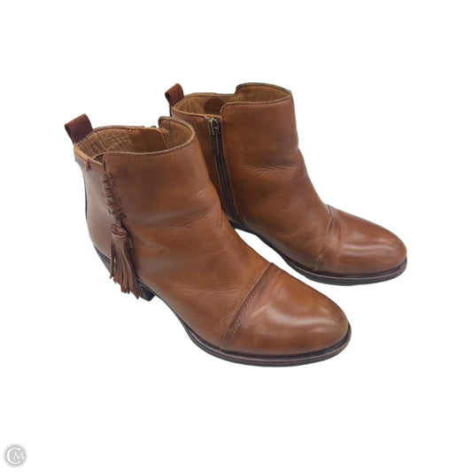 Boots Ankle Heels By Pikolinos In Brown, Size: 7.5