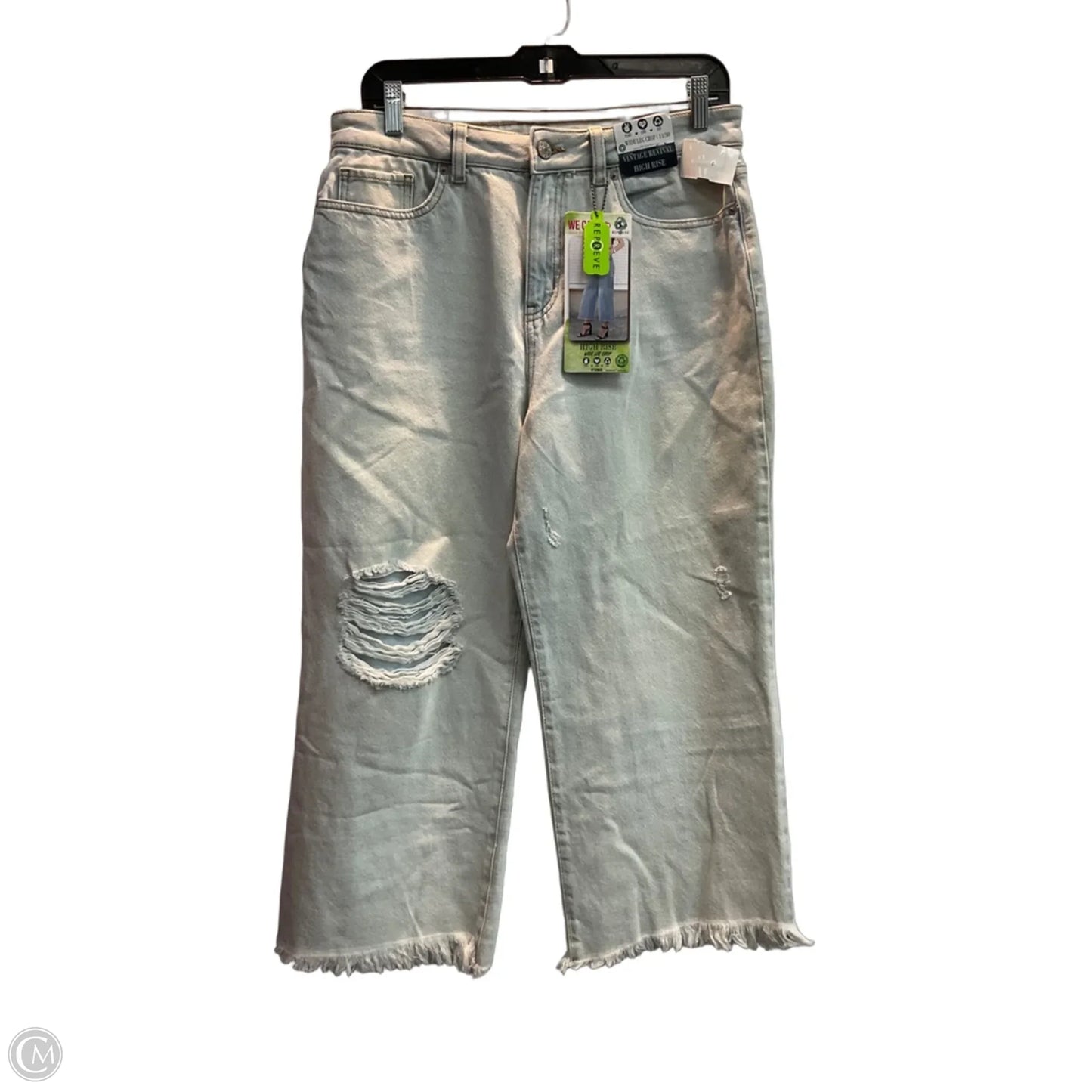 Jeans Wide Leg By Rewash In Blue Denim, Size: 10