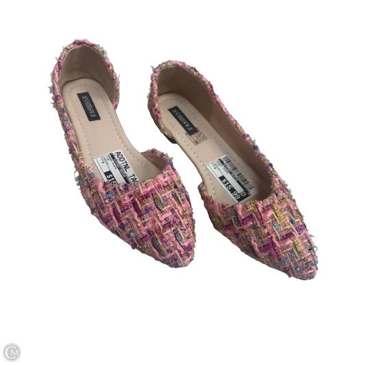 Shoes Flats By Clothes Mentor In Pink, Size: 9