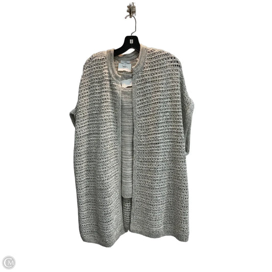 Top 2pc Short Sleeve By J. Jill In Grey, Size: Xlp