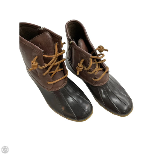 Boots Snow By Sperry In Brown, Size: 6