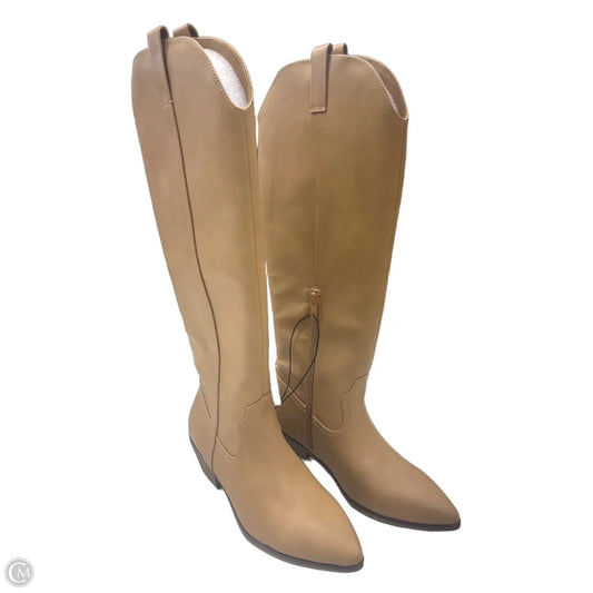 Boots Knee Flats By Universal Thread In Tan, Size: 8