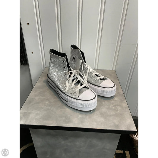 Shoes Sneakers By Converse In Silver, Size: 10